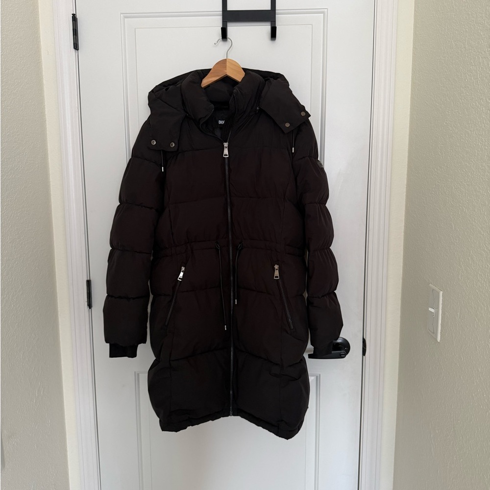 DKNY Black Puffer Jacket